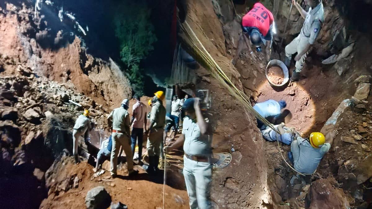 Hulikal Ghat Landslide: Three Dead, Three Seriously Injured During Road Work in Karnataka’s Shivamogga