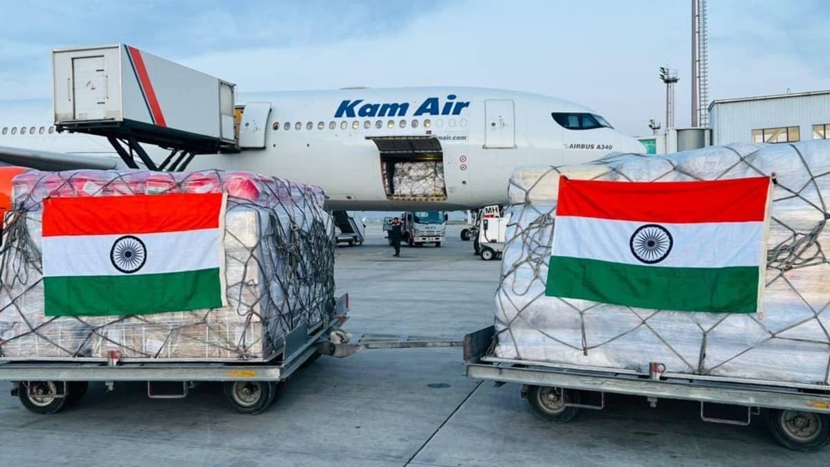 ‘Kitchen Sets, Hygiene Kits, Sleeping Bags & More’: India Sends Humanitarian Relief to Flood- and Earthquake-Hit Afghanistan