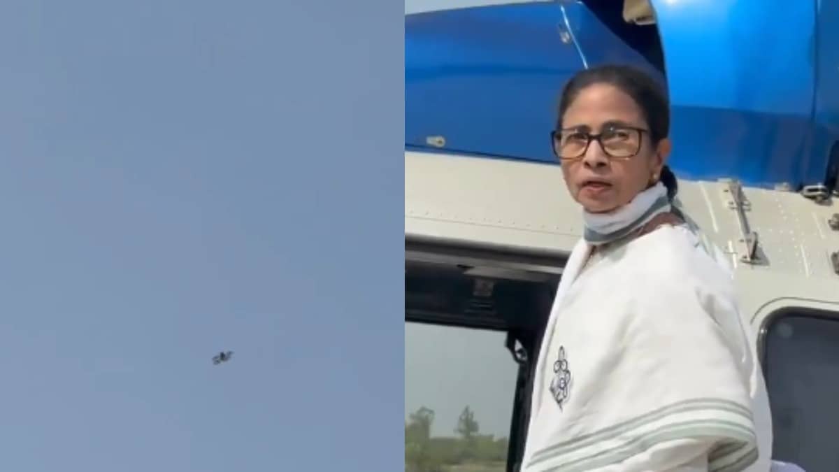 Drone Spotted Near Mamata Banerjee’s Chopper During Election Campaign In Malda | Watch