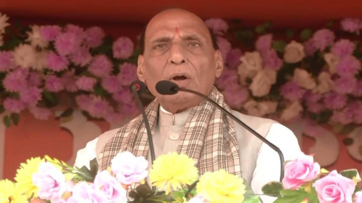 ‘Oppression, Betrayal’: Rajnath Singh Hits Out At Mamata Banerjee in Barrackpore