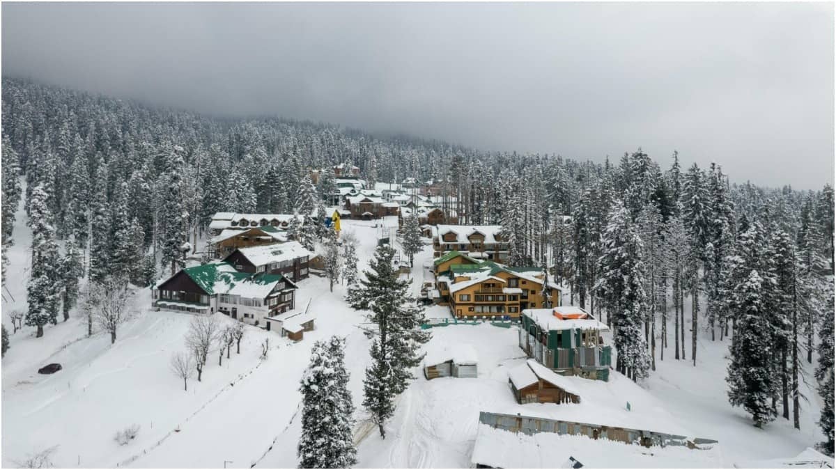 Bone-Chilling Conditions: Fresh Snowfall Blankets J&K’s Bhalesa, Upper Himachal; Western Disturbances to Impact Northwest India | WATCH