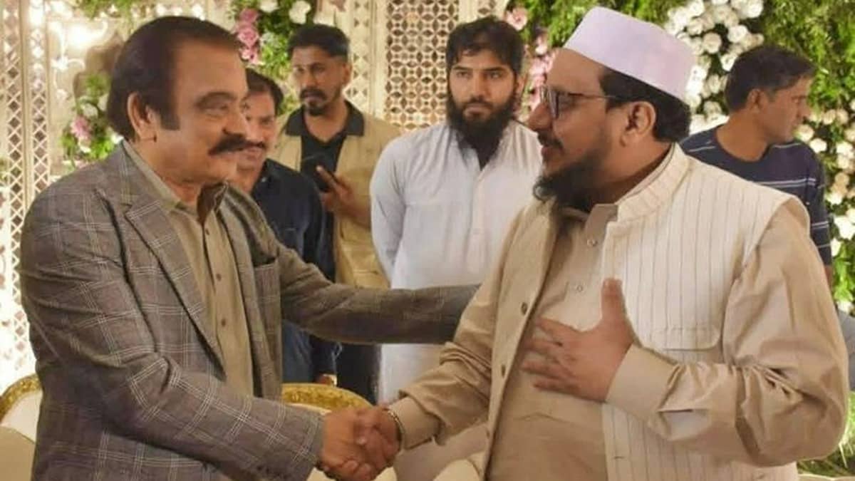 Shehbaz Sharif’s Political Advisor Rana Sanaullah Meets with LeT Senior Figure Hafiz Talha Saeed