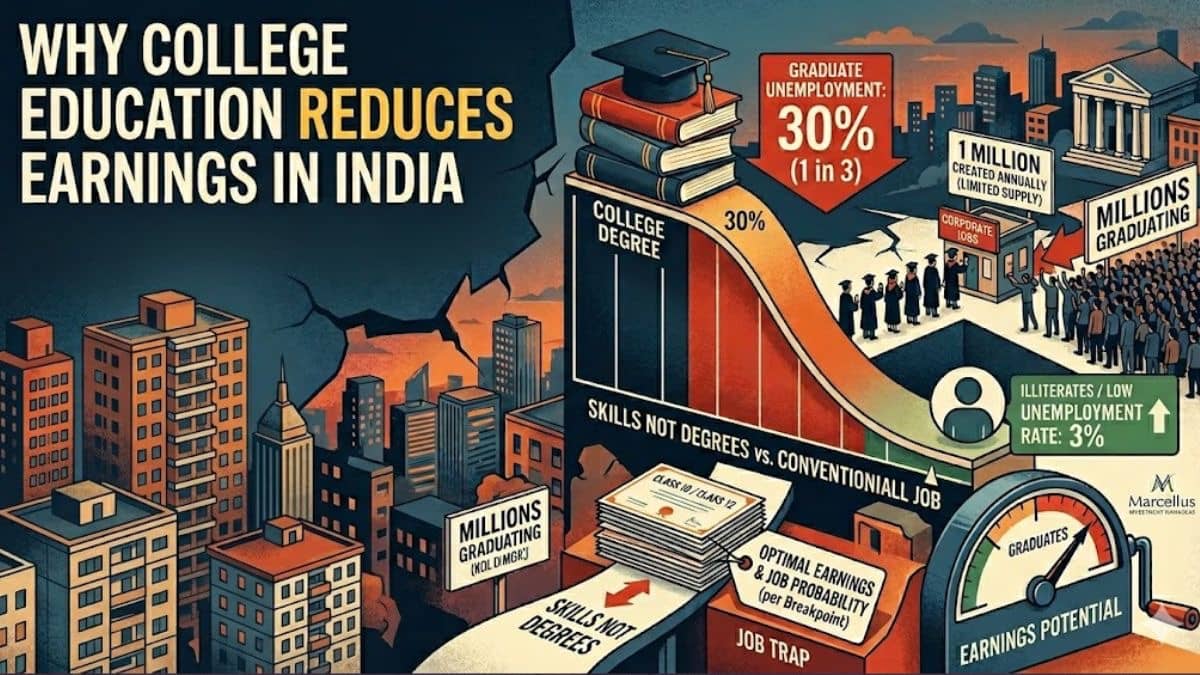 Why College Education Reduces Earnings In India – Marcellus CIO Saurabh Mukherjea Breaks It Down