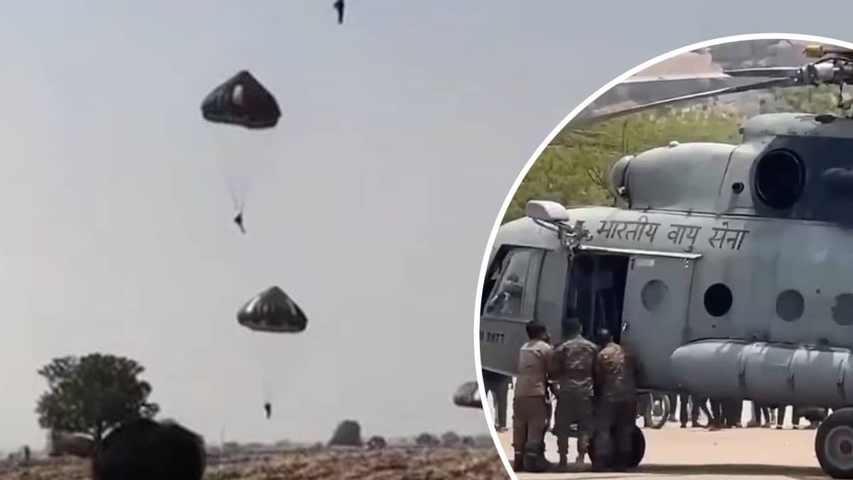 Two Army Personnel Injured in Parachute Training Mishap in Ballari, Airlifted to Bengaluru for Treatment
