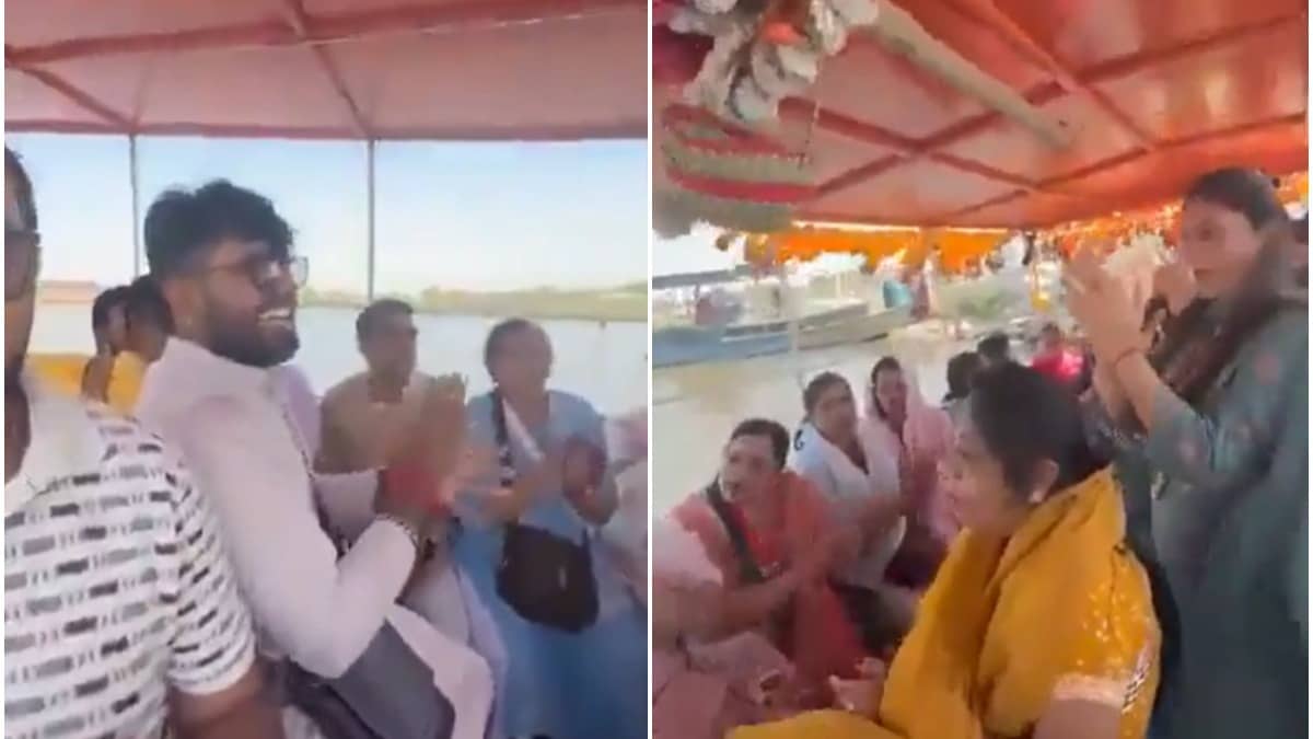 Unaware Of Impending Doom, Devotees Chant ‘Radhe Radhe’ Minutes Before Mathura Boat Capsizes | Video