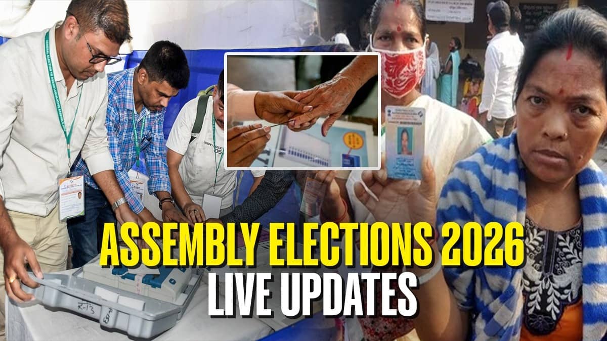 Assembly Elections 2026 LIVE: Polling Underway in Assam, Keralam, and Puducherry; PM Modi Calls for Voting In Record Numbers