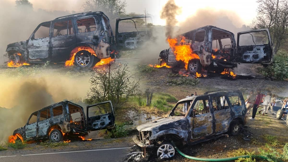Ajmer Horror: 4 Dead As Moving Car Bursts Into Flames En Route To Hospital