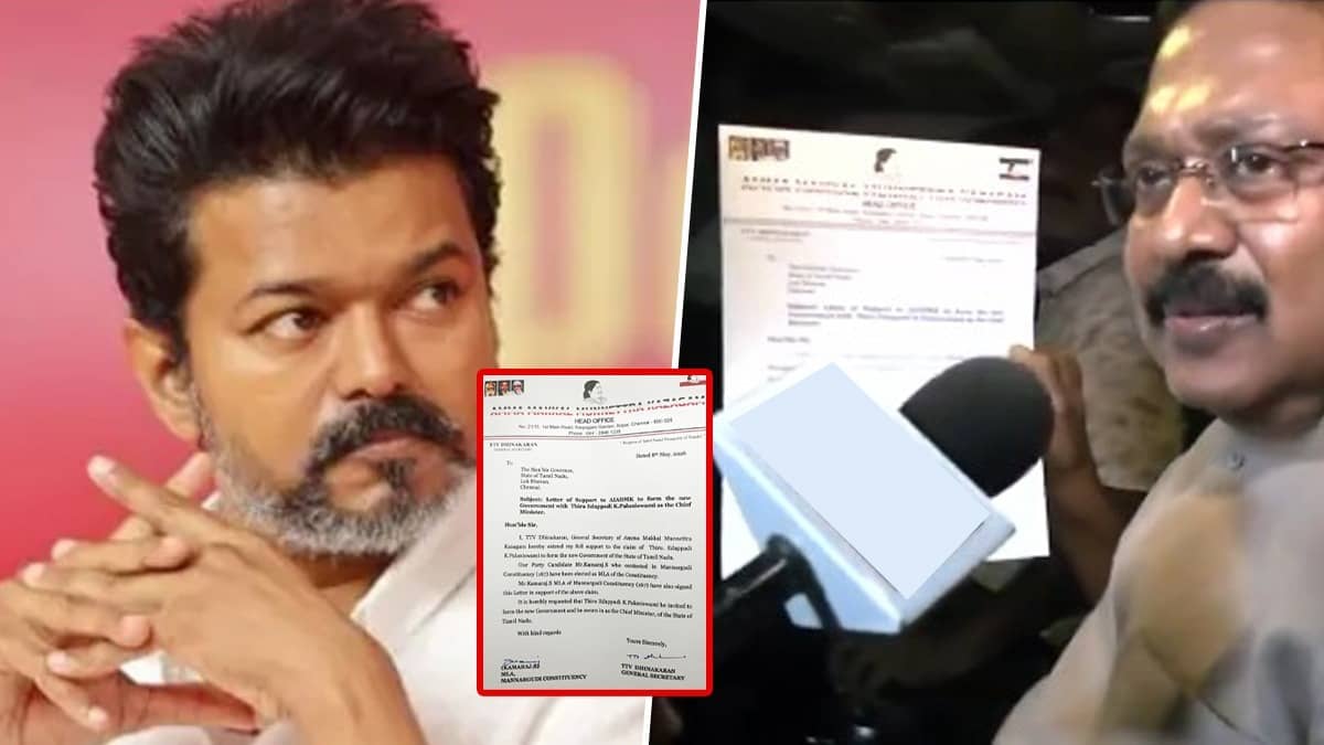 Forged Letter Row Intensifies Tamil Nadu Power Tussle As AMMK Files Police Complaint Against Vijay’s TVK
