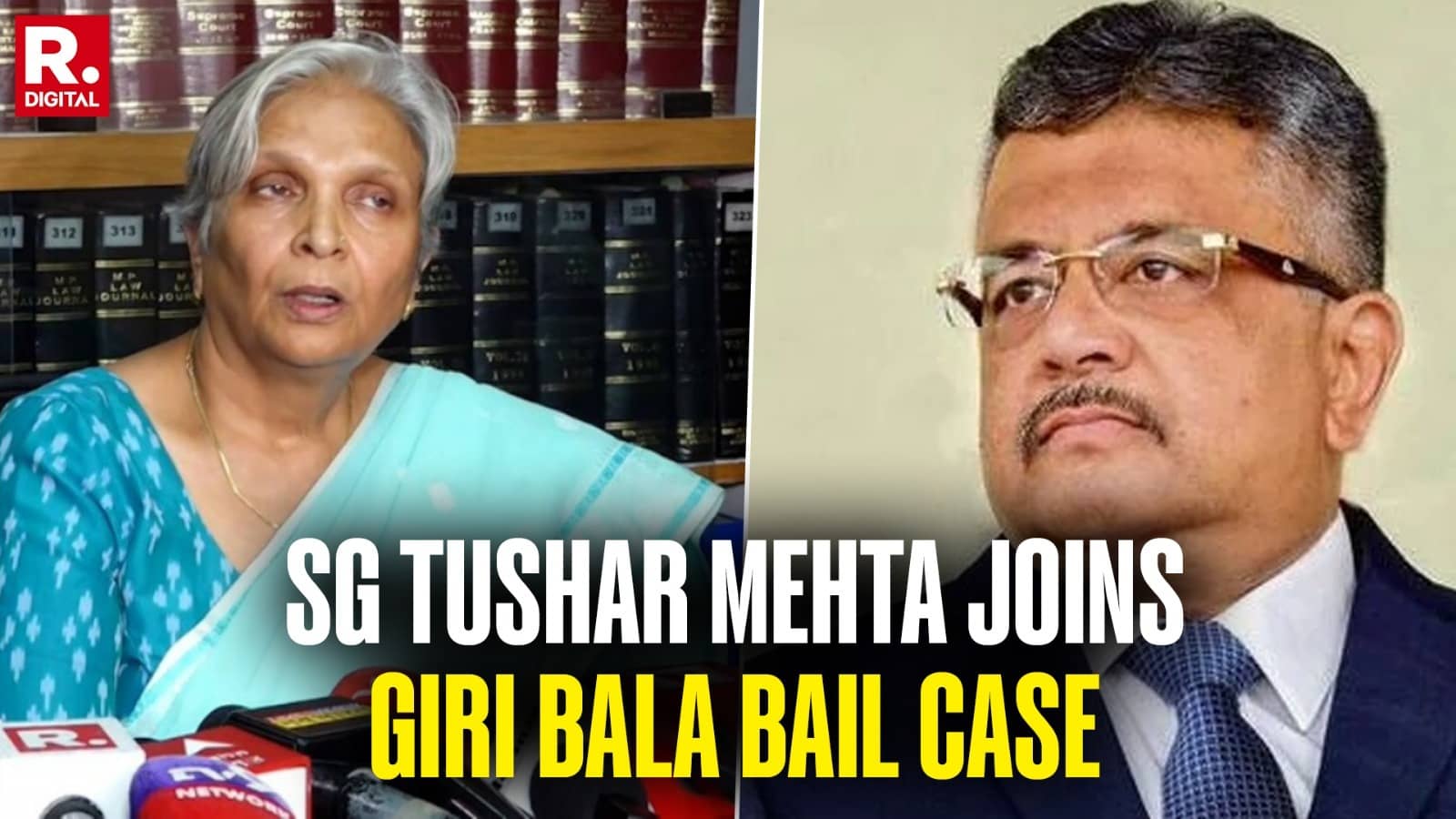 Big Twist In Twisha Sharma Case: SG Tushar Mehta Leads MP Govt Push To Cancel Giri Bala’s Bail