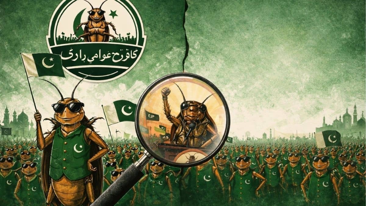 Copycat Politics Again: Pakistan Launches ‘Cockroach Awami Party’ Cloning India’s Latest Viral Political Movement