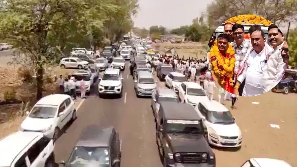 Day After PM Modi’s Fuel-Saving Appeal, BJP Leader Travels With 50-Car Convoy To Take Charge Of New Post, Video Goes Viral | WATCH