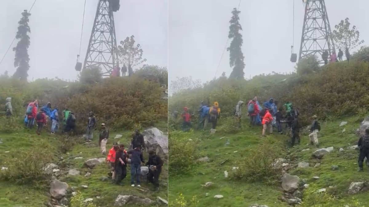 Eight Hours of Suspense: 300 Tourists Rescued from Gulmarg Gondola; HM Amit Shah Praises Forces, Political Voices Raise Concerns