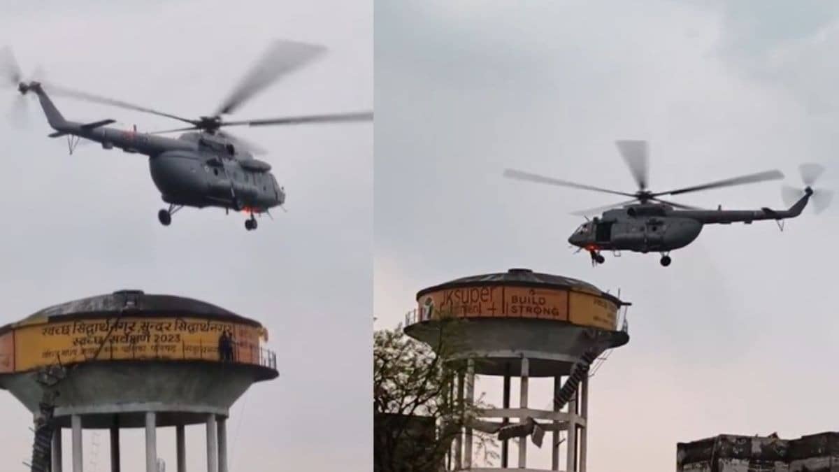 IAF Rescues Two Children Stranded Atop Water Tank in UP’s Gorakhpur