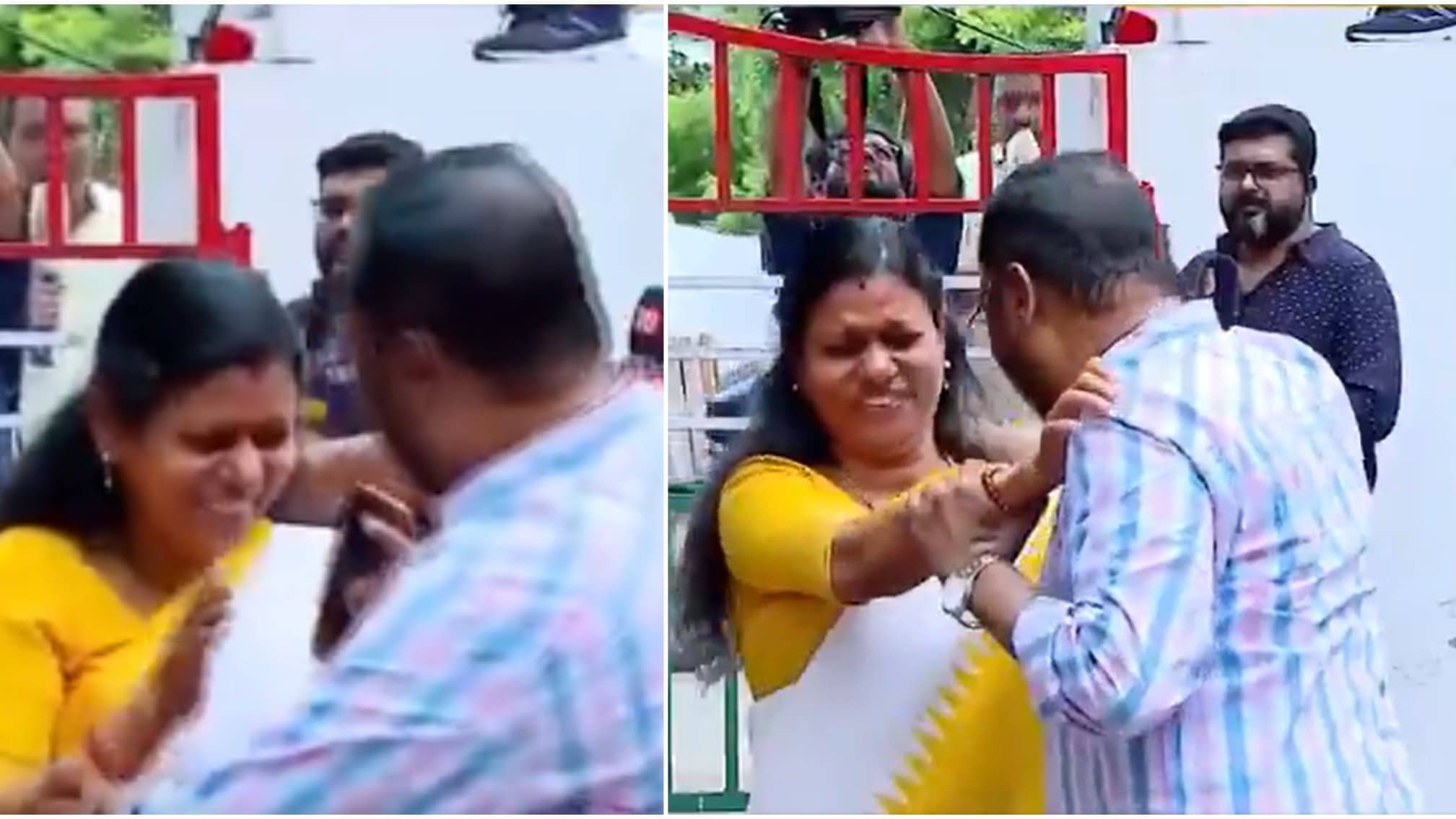 ‘Is He Sick?’: Outrage As Video Of Congress Leader Cherian Philip Forcefully Trying To Hug Female MLA Goes Viral