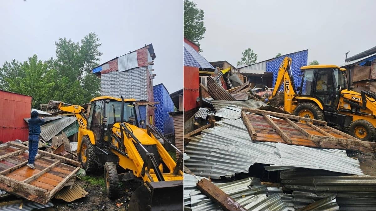 Just a Day After LG’s Anti-Drug Rally, Srinagar Police Demolish House of Habitual Peddler