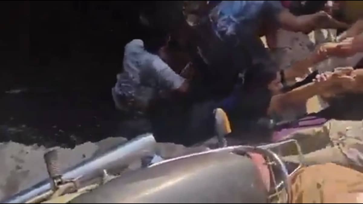 Kanpur BEd Exam Centre Horror: Over 20 Candidates Fall Into Sewage Drain As Dilapidated Slab Collapses | VIDEO