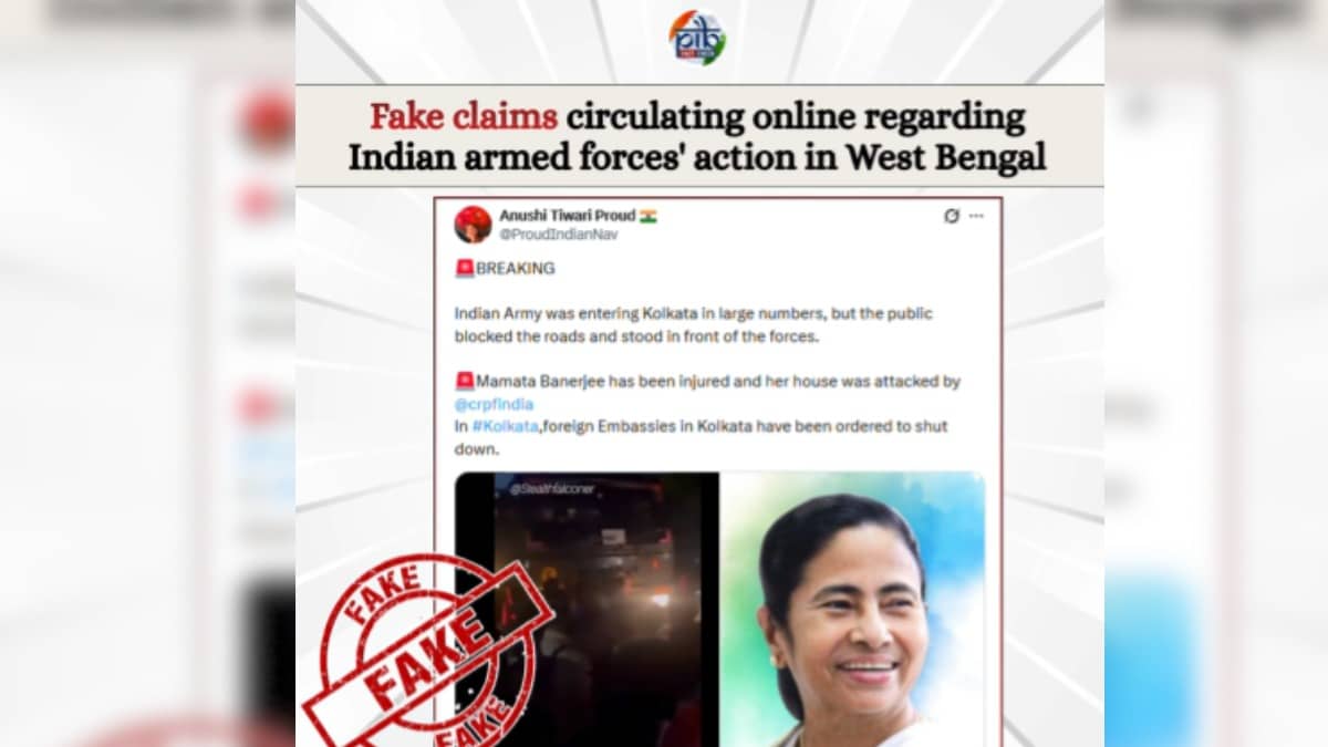 PIB Debunks Fake Claims of India Army Entering West Bengal, Warns Pakistani Accounts are Spreading Fake News