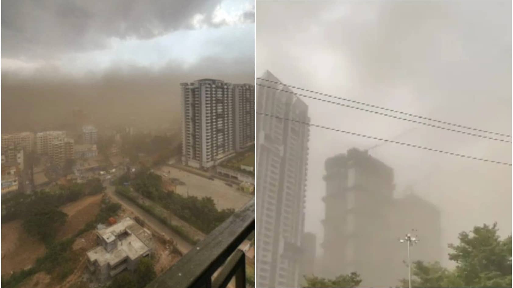 Massive Dust Storm Hits Thane, Mumbai; Locals Share Videos