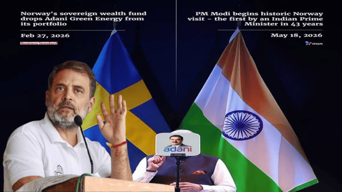 Norway Or Sweden? Rahul Gandhi’s Norway Flag Blunder Sparks Massive Political Troll Storm