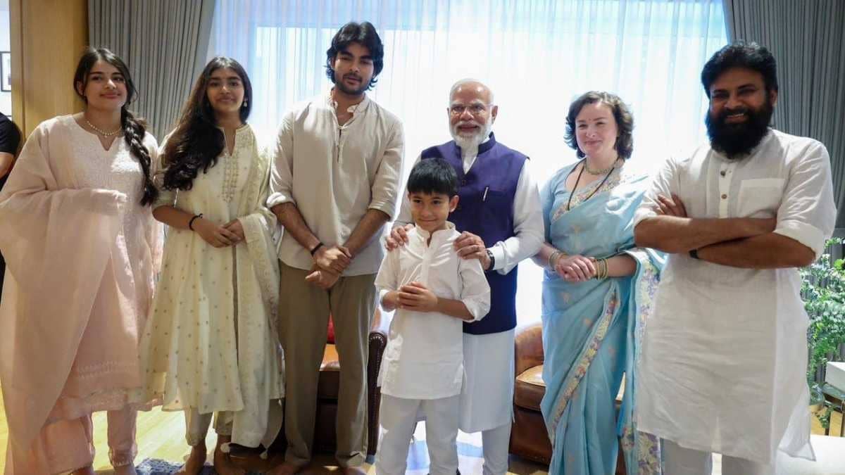PM Modi Visits Pawan Kalyan’s Hyderabad Home, Interacts With Power Star’s Kids | Pics Inside