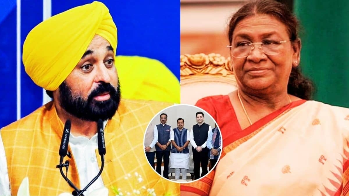 ‘Cancel Membership Of AAP MPs Who Joined BJP’: Punjab CM Bhagwant Mann After Meeting President Murmu
