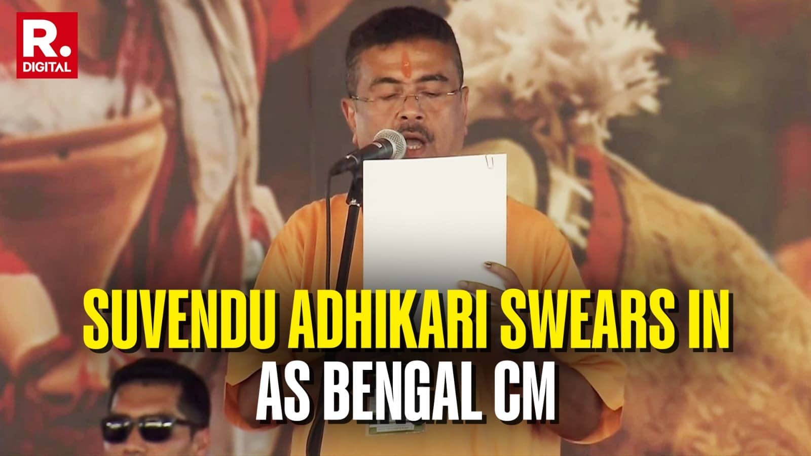 Suvendu Adhikari Takes Oath As West Bengal’s First BJP Chief Minister