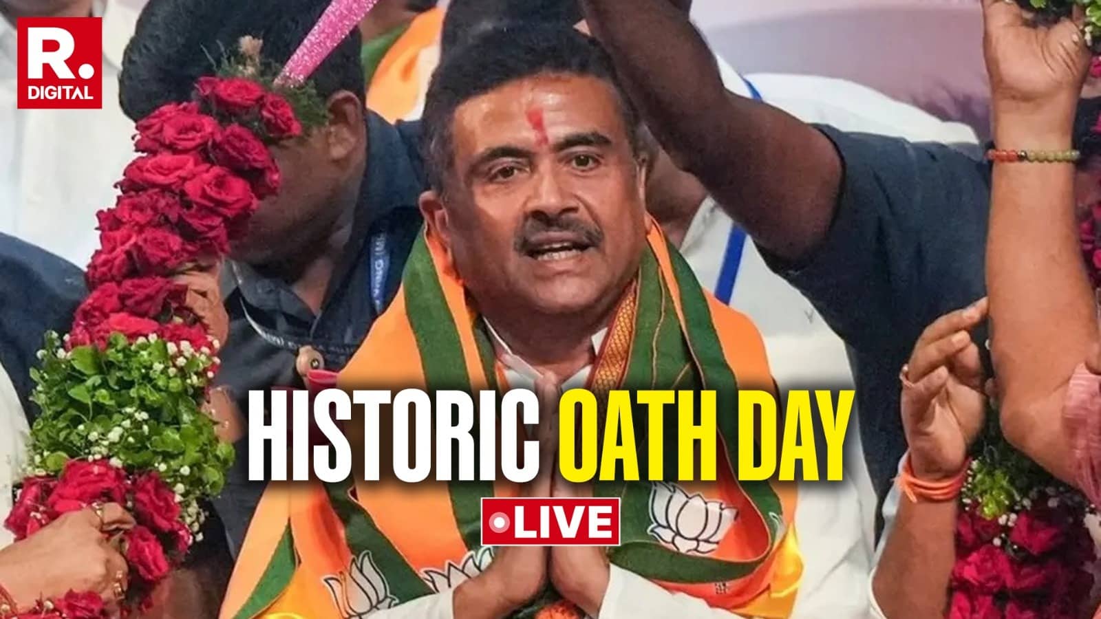 West Bengal CM Oath Ceremony LIVE: Suvendu Adhikari, After Ending Mamata’s 15-Year Rule, To Take Oath Along With 5 Ministers Today