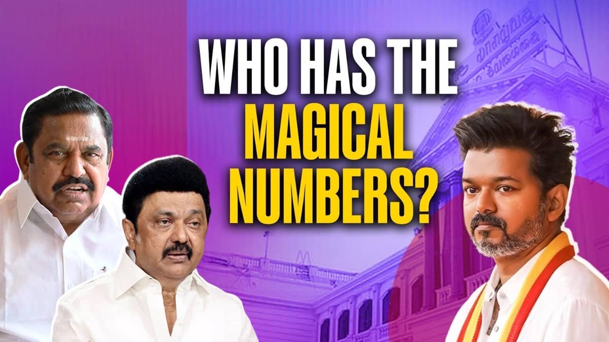 Tamil Nadu’s Number Game: TVK Short of 6, DMK-AIADMK Just 2 Seats Away From Majority