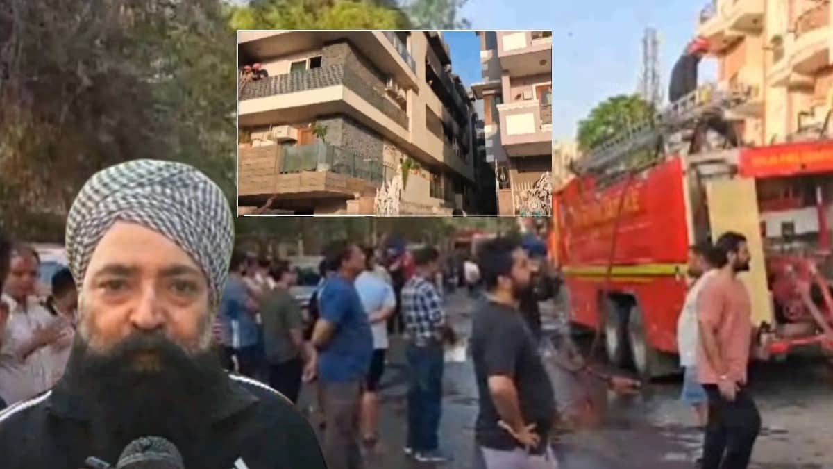 Delhi Horror: 9 Charred Bodies Recovered After Massive Fire Rips Through Vivek Vihar Residential Building; AC Blast Suspected