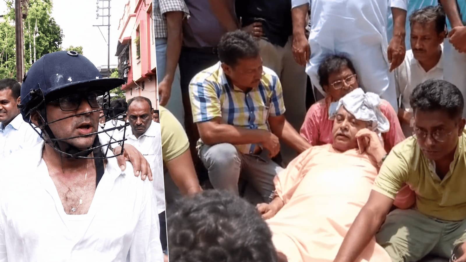 2 In A Row: Day After Attack On Abhishek, TMC MP Kalyan Banerjee Mobbed, Injured In Clash Outside Police Station Near Kolkata