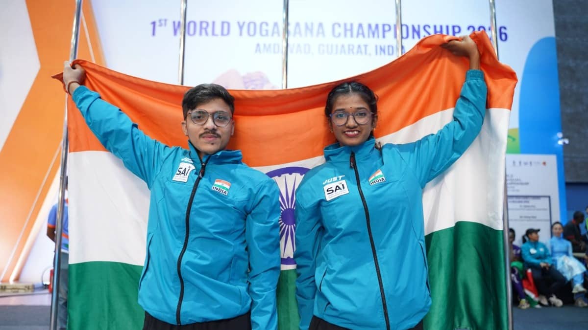 Hosts India Make Flying Start With Five Gold Medals At World Yogasana Championships