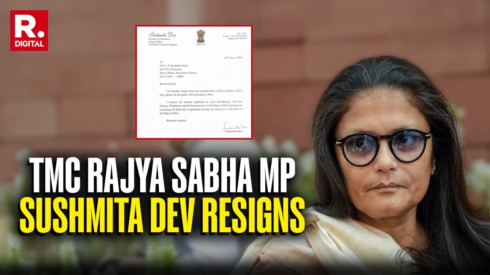 Another Setback For Mamata: TMC’s Sushmita Dev Resigns As Rajya Sabha MP, Meets Himanta Biswa Sarma Amid BJP Switch Buzz