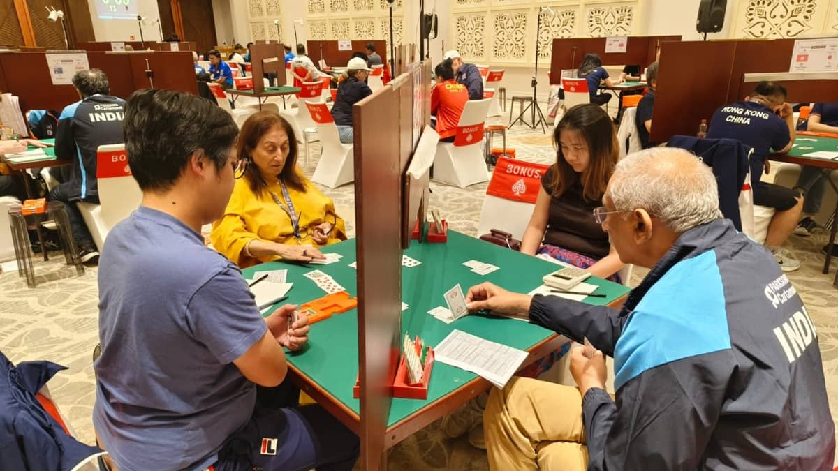 Asia Cup Bridge Championships: Three Indian Teams Advance to Semifinals; Indian Men and Seniors Eye Gold Medals