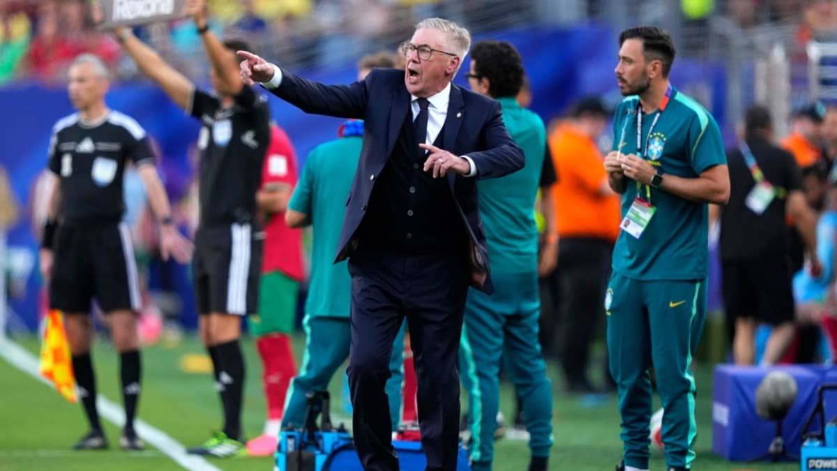 Brazil Boss Carlo Ancelotti Urges Improvement Following Morocco Draw In FIFA World Cup 2026: ‘Not Disappointed, Not Satisfied Either’