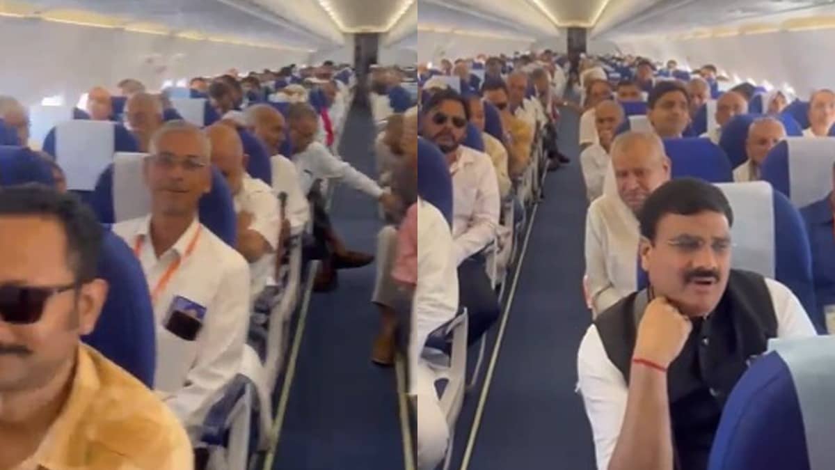 Empowering Roots: Jewar Farmers Board Historic First Flight From Noida Airport Built On Their Own Land | Heartwarming Visuals