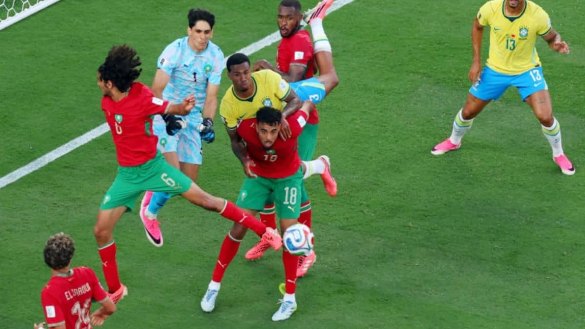 FIFA WC: Brazil Play Out 1-1 Stalemate Against Morocco in Attacking Slugfest; Vinicius Jr’s Strike Keeps Five-time Champs 92-Year-Old Streak Alive