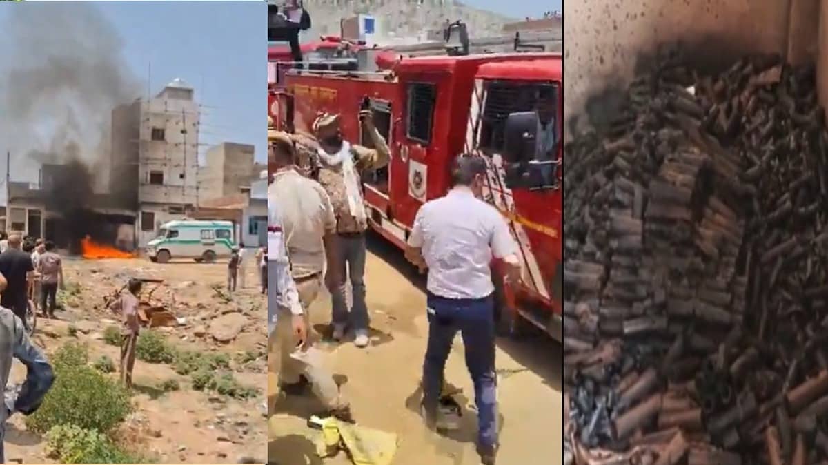 Jaipur Fire Tragedy: Illegal Fire Cracker Factory Set Ablaze Killing 3 and Injuring 5