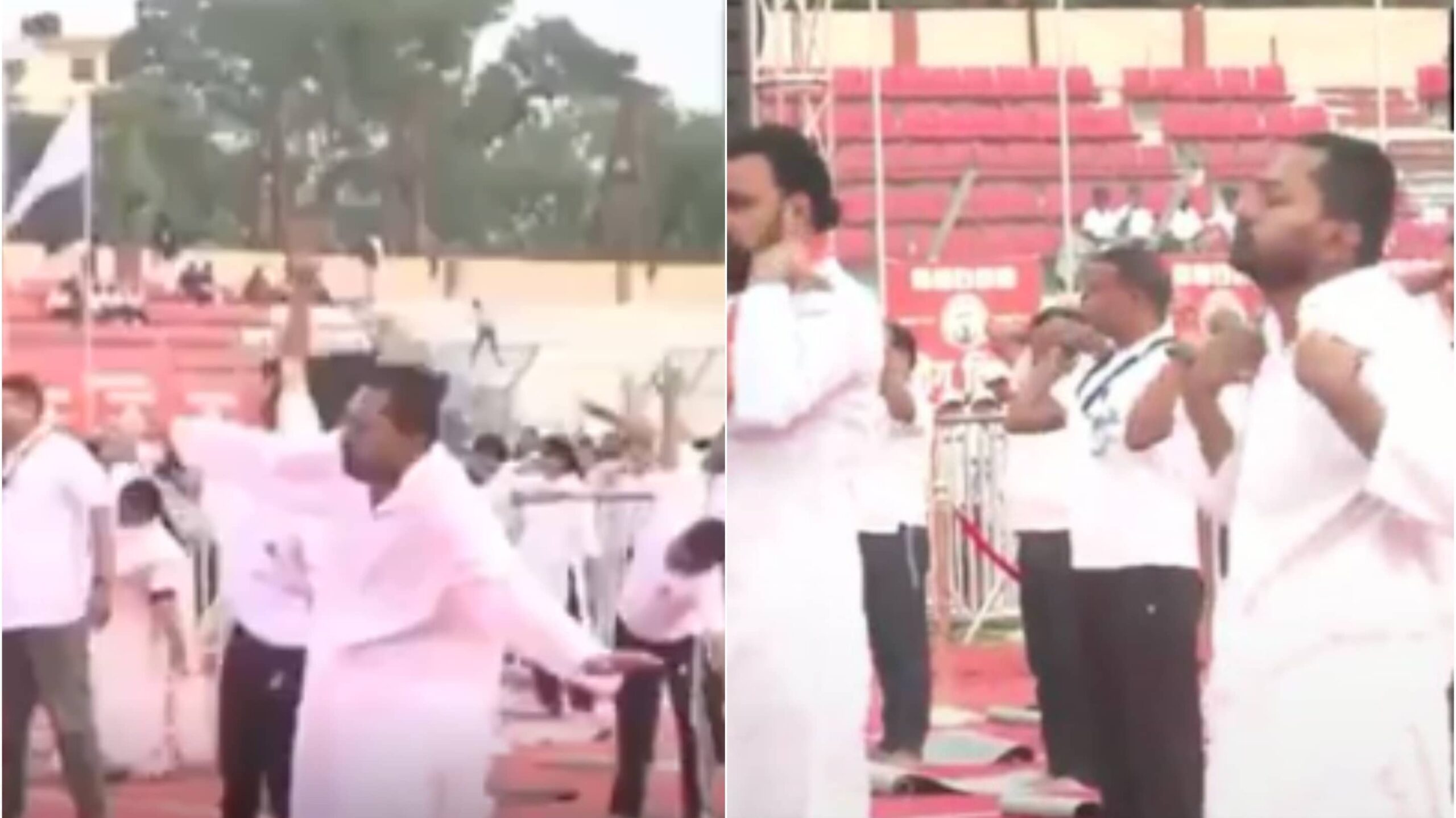 ‘Hey Prabhu, Hey Hari Ram…’: Bihar Health Minister Nishant Kumar’s Awkward Yoga Poses Goes Viral | WATCH