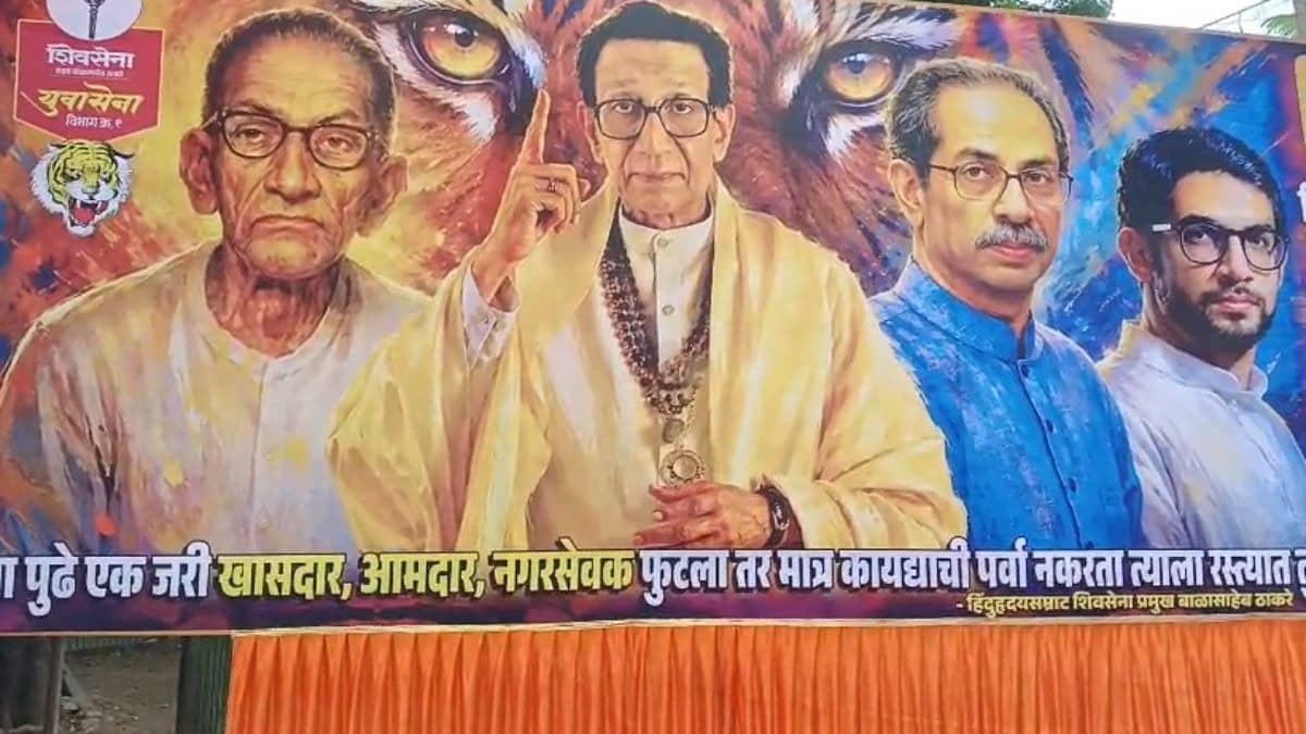 ‘If Anyone Leaves, Beat Them Up’: Poster War Intensifies Between Uddhav Sena and Shinde Camp as Shiv Sena Marks 60th Foundation Day