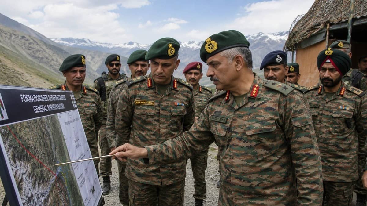 India’s Northern Defence Grid Under Parallel Review As Simultaneous High‑Level Visits Reinforce LoC And LAC Preparedness