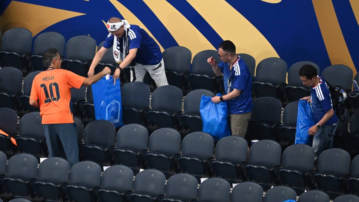Japanese Fans Lauded For Leaving Dallas Stadium Spotless After FIFA World Cup Thriller With Netherlands