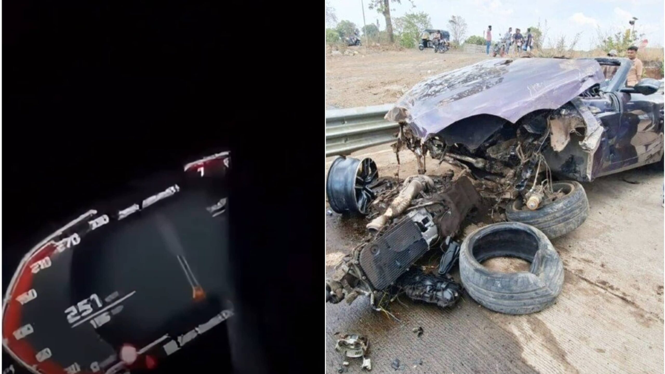 Last Birthday Party: 2 Killed As BMW Z4 Crashes In Badlapur, Had Recorded Video Of Speeding At 250 Kmph Before Death