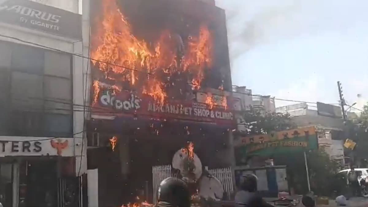 Lucknow Coaching Centre Fire Kills 15: Police Seal Aliganj Building, 3 Arrested