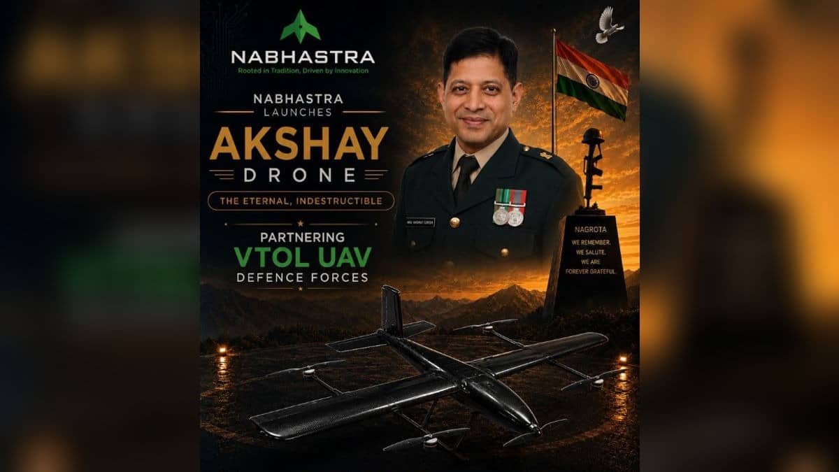Major Girish’s Legacy Continues: AKSHAY Drone Launched In Honour Of 2016 Nagrota Attack Martyr