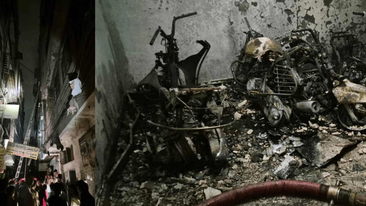 Massive Fire In Delhi’s Tughlakabad Leaves 3 Dead, 8 Injured; Rescue Operations Underway