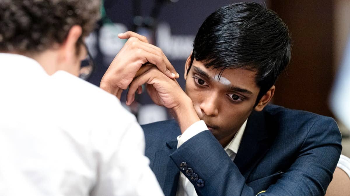 Norway Chess: R Praggnanandhaa Defeats Magnus Carlsen Once Again In Round 8 To Move One Point Behind Alireza Firouzja