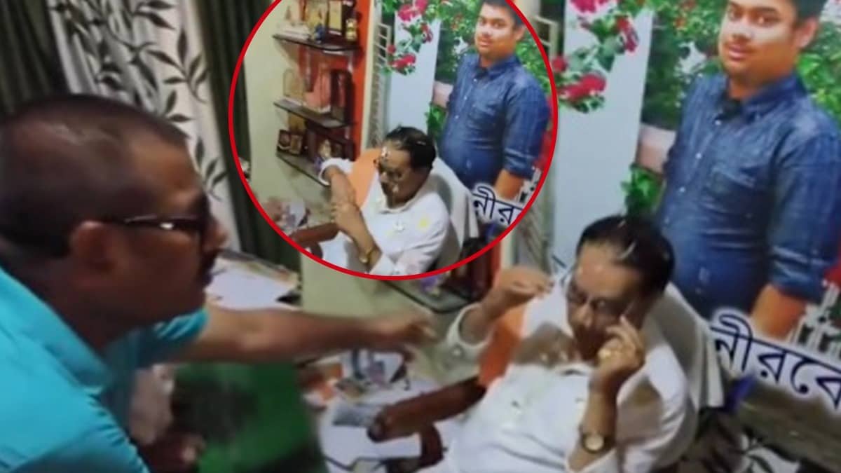 Protesters Vandalise Former TMC Minister Ujjal Biswas’s House Over Hoarding of Relief Materials, Smash Egg on Him