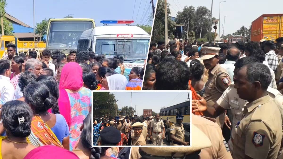 Tamil Nadu: Protests Erupt After 3-Year-Old Girl Sexually Assaulted And Murdered In Thiruvallur; Police Nabs 1 of 4 Accused