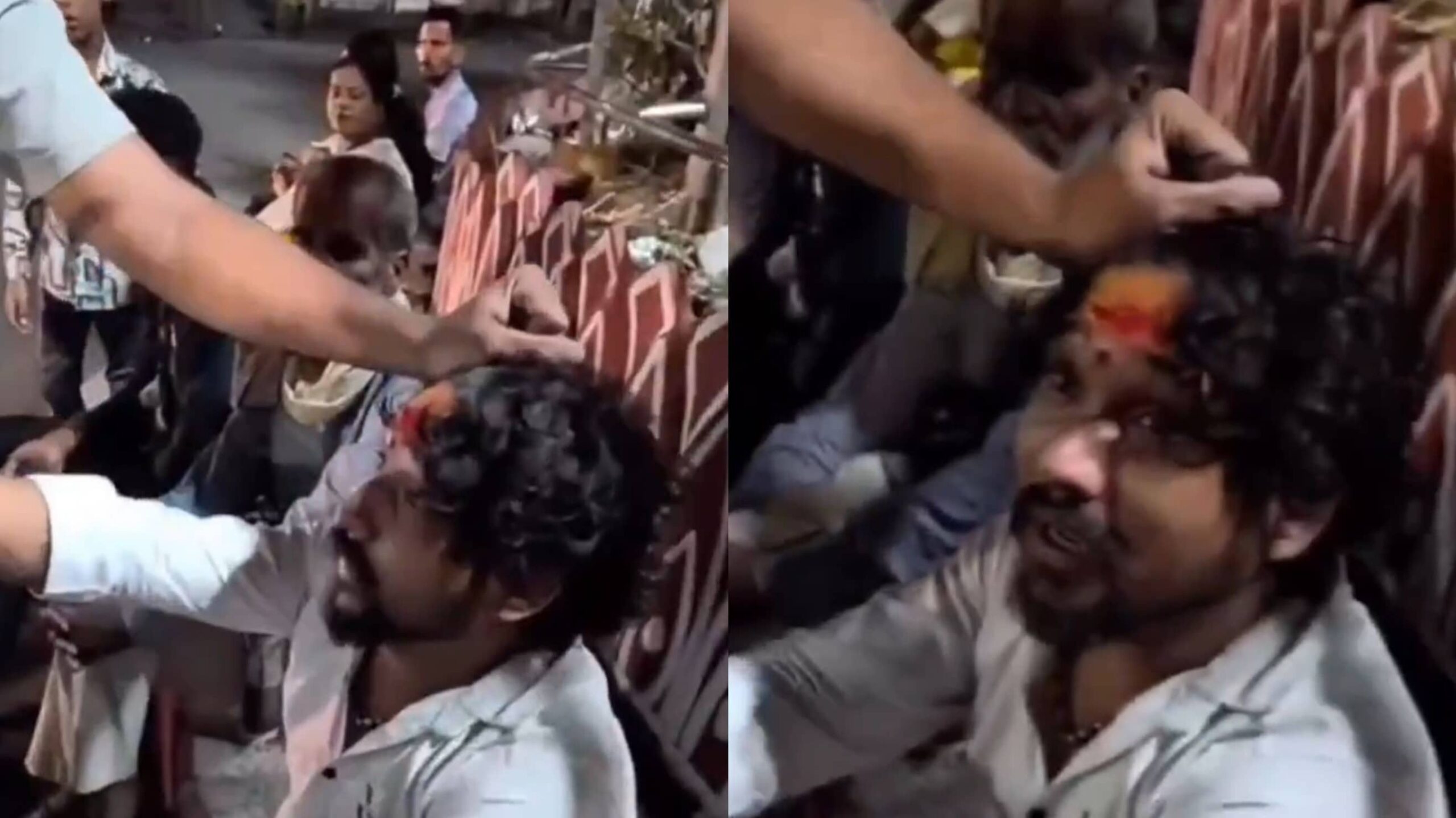With ‘Mahakal’, Tripund & Chandan On Forehead, Muslim Man Stands In Mahakaleshwar Temple With Hindu Woman For Bhasma Aarti; Brutally Thrashed