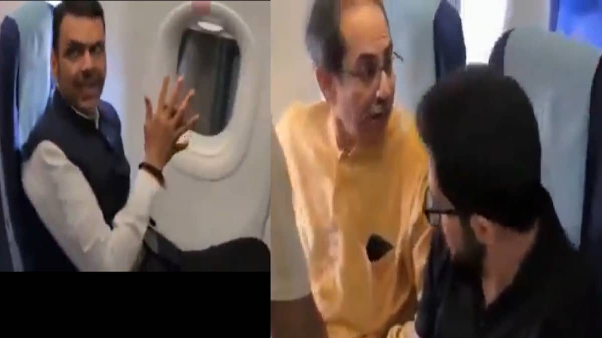 Mid-Air Meeting: Devendra Fadnavis, Uddhav Thackeray Cross Paths On Mumbai-Nagpur Flight Amid ‘Operation Tiger’ Defections